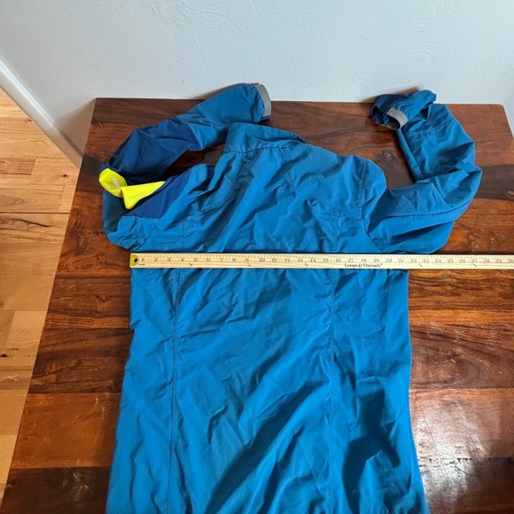 Ortovox Merino Inside Men Large Blue Hybrid Technical Full Zip Jacket Hoodless - Picture 8 of 8